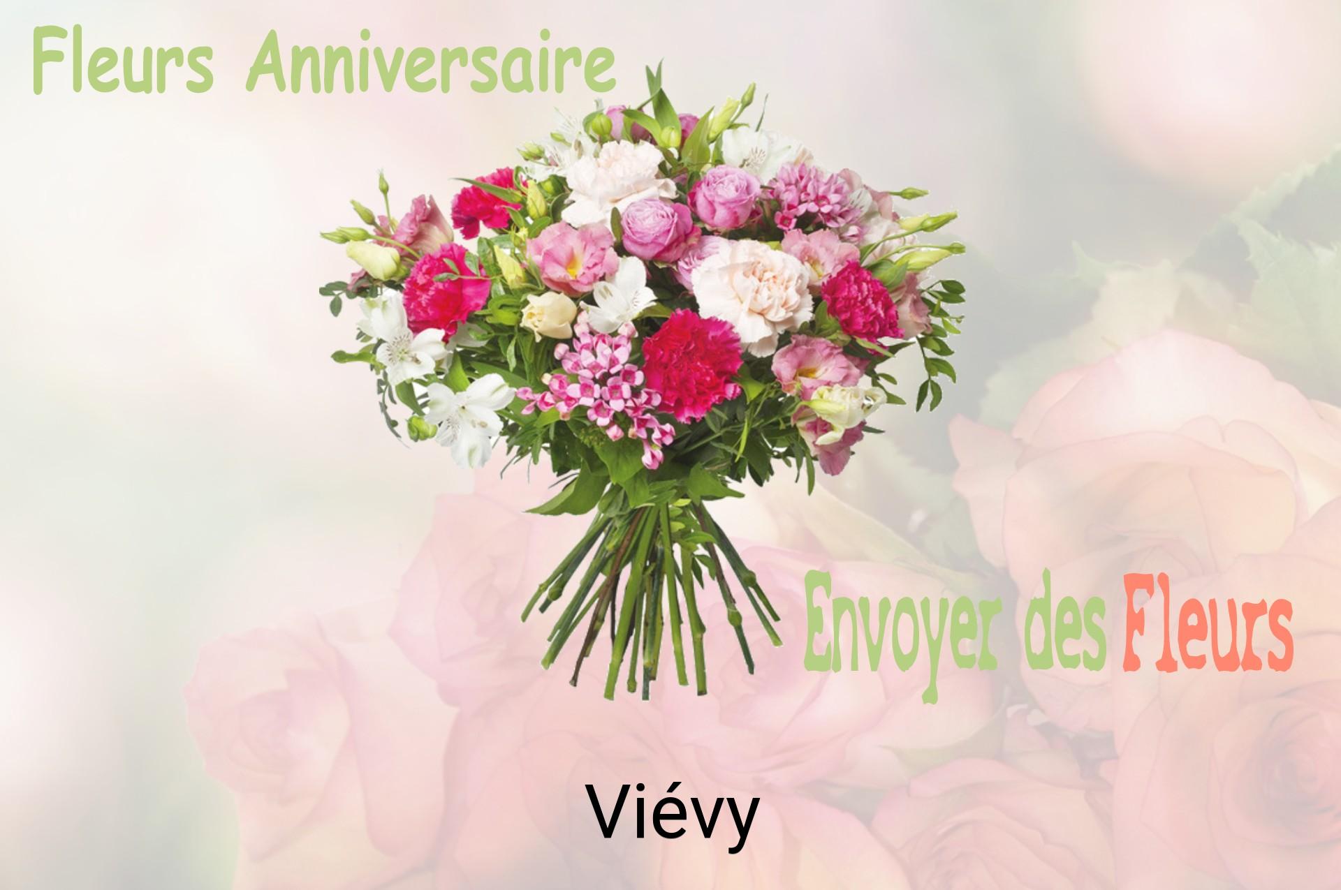 Bouquet de fleurs d’anniversaire livré à Viévy